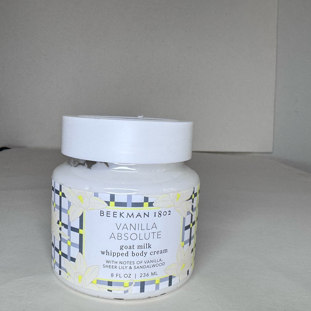 Beekman 1802 Vanilla Absolute Goat Milk Whipped Body Cream 8oz NEW Sealed
